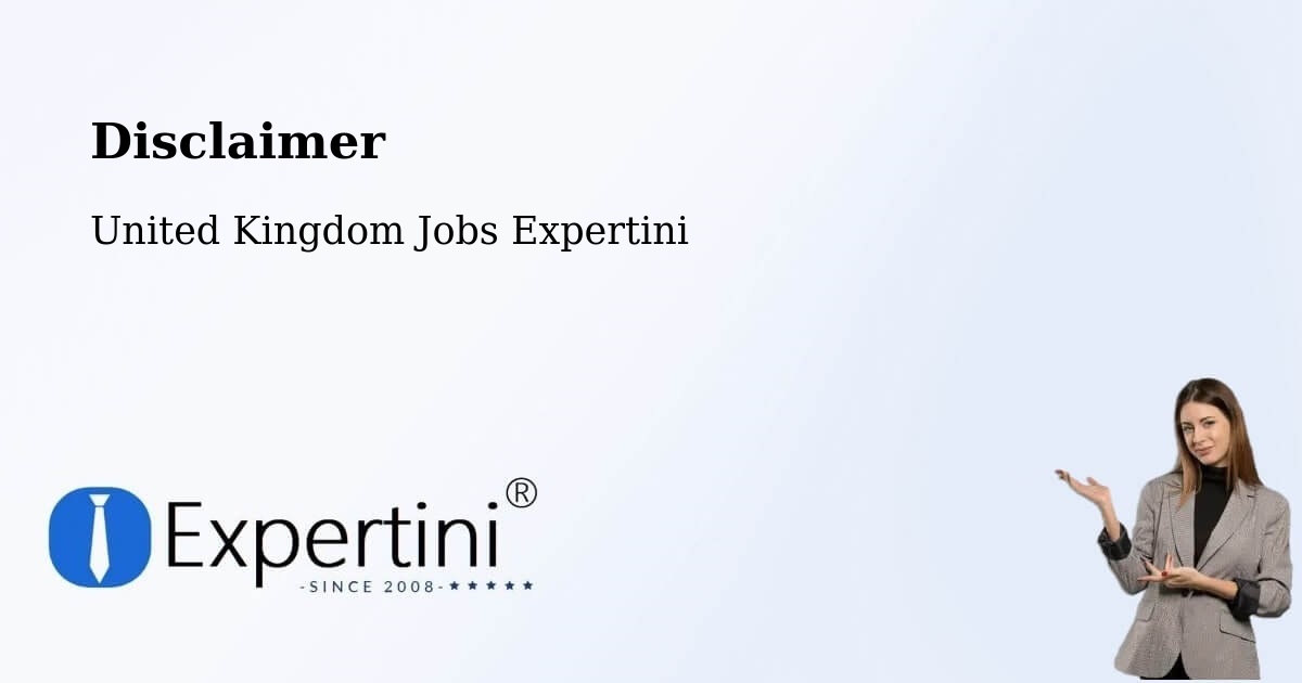 Disclaimer – Coleraine - United Kingdom Jobs Expertini